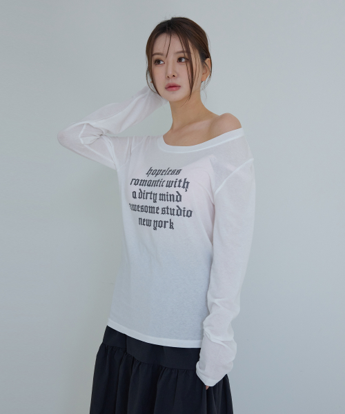 Rock Spirit Loose Fit Top Ivory