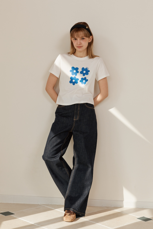NON FADE BASIC DAENIM PANTS
