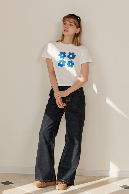 NON FADE BASIC DAENIM PANTS