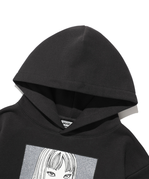 JUNJI ITO MANIAC TOMIE GLITTER HOODIE_BLACK(NG2FSUM407B)