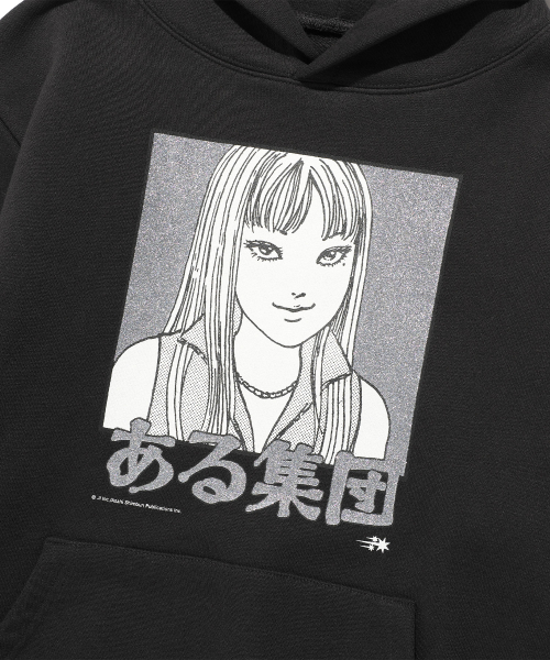 JUNJI ITO MANIAC TOMIE GLITTER HOODIE_BLACK(NG2FSUM407B)