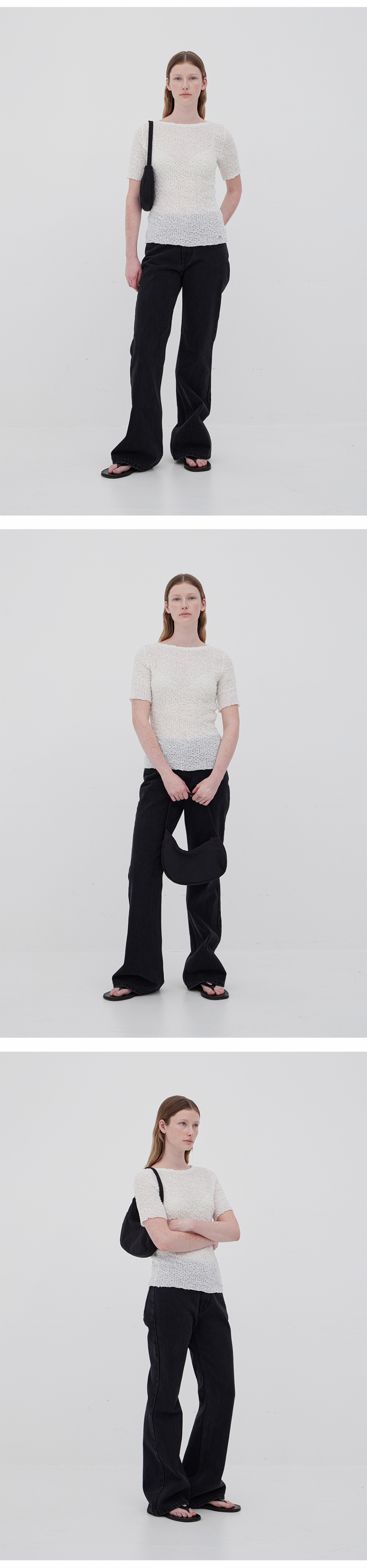 LEVAR ♥ Relaxed Boots Cut Denim /追跡付 MUSINSA | LEVAR Relaxed Boots Cut Denim - Black