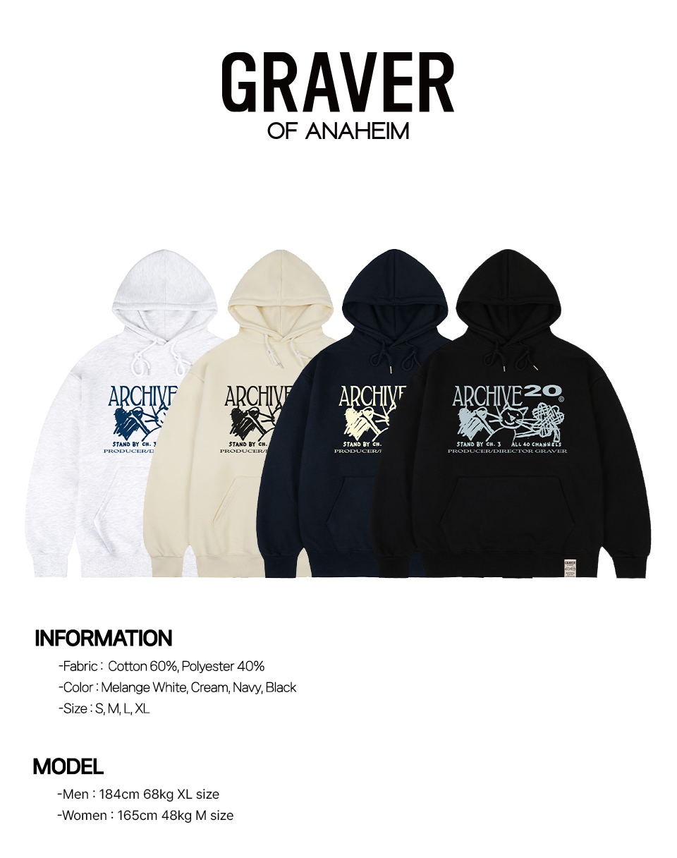 [GRAVER]★25SS★韓国人気★ARCHIVE20 HOODIE MUSINSA | GRAVER [UNISEX]ARCHIVE20 hoodie_4color