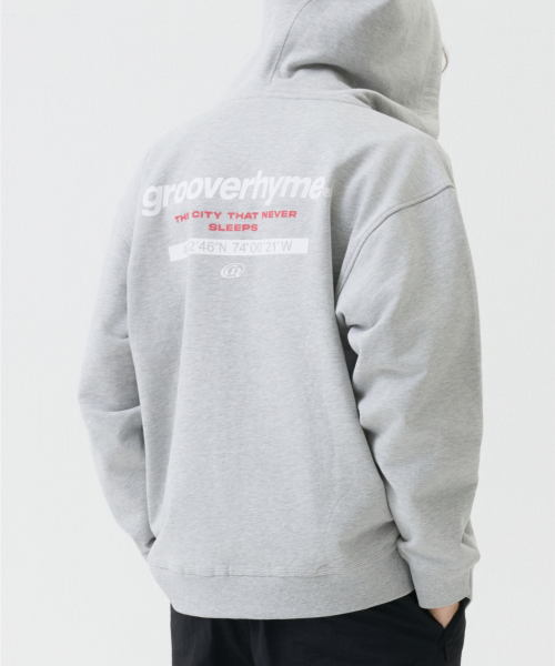 Мужской худи на молнии C100 semi-overfit (3COLOR) [LRARCUZ101P]