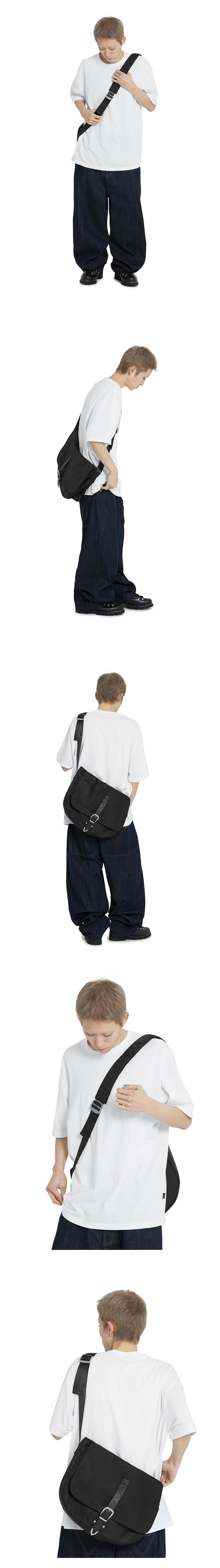 ★OY★FIELD BUCKLE BAG - BLACK★正規品/韓国直送料込/人気 MUSINSA | OY FIELD BUCKLE BAG - BLACK