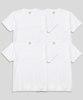 PRINTSTAR フリントスター 14数 7.4oz ヘビーウェイト ラウンドオーバーフィット 無地 半袖Tシャツ 4パック 画像 3