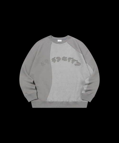 Свитшот с аппликацией Grey
