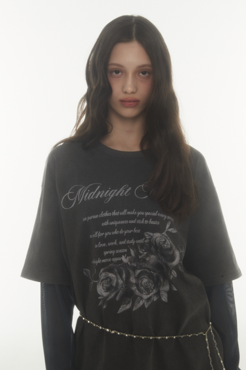 MUSINSA | MIDNIGHT MOVE pg fl t (dark grey)