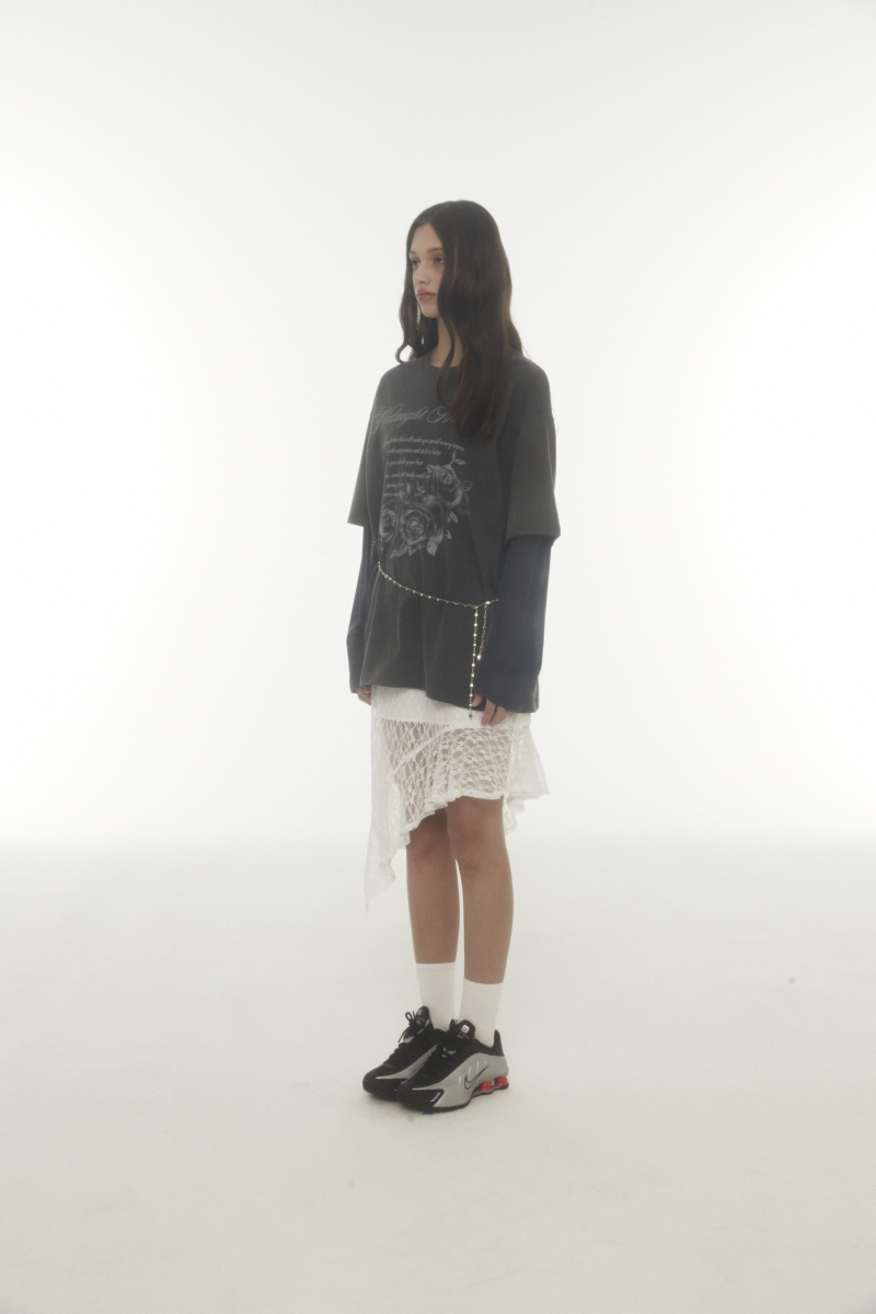 ★MIDNIGHT MOVE★ camo t dark grey camo t (dark grey) - MIDNIGHT MOVE | 60% - Asian Fashion