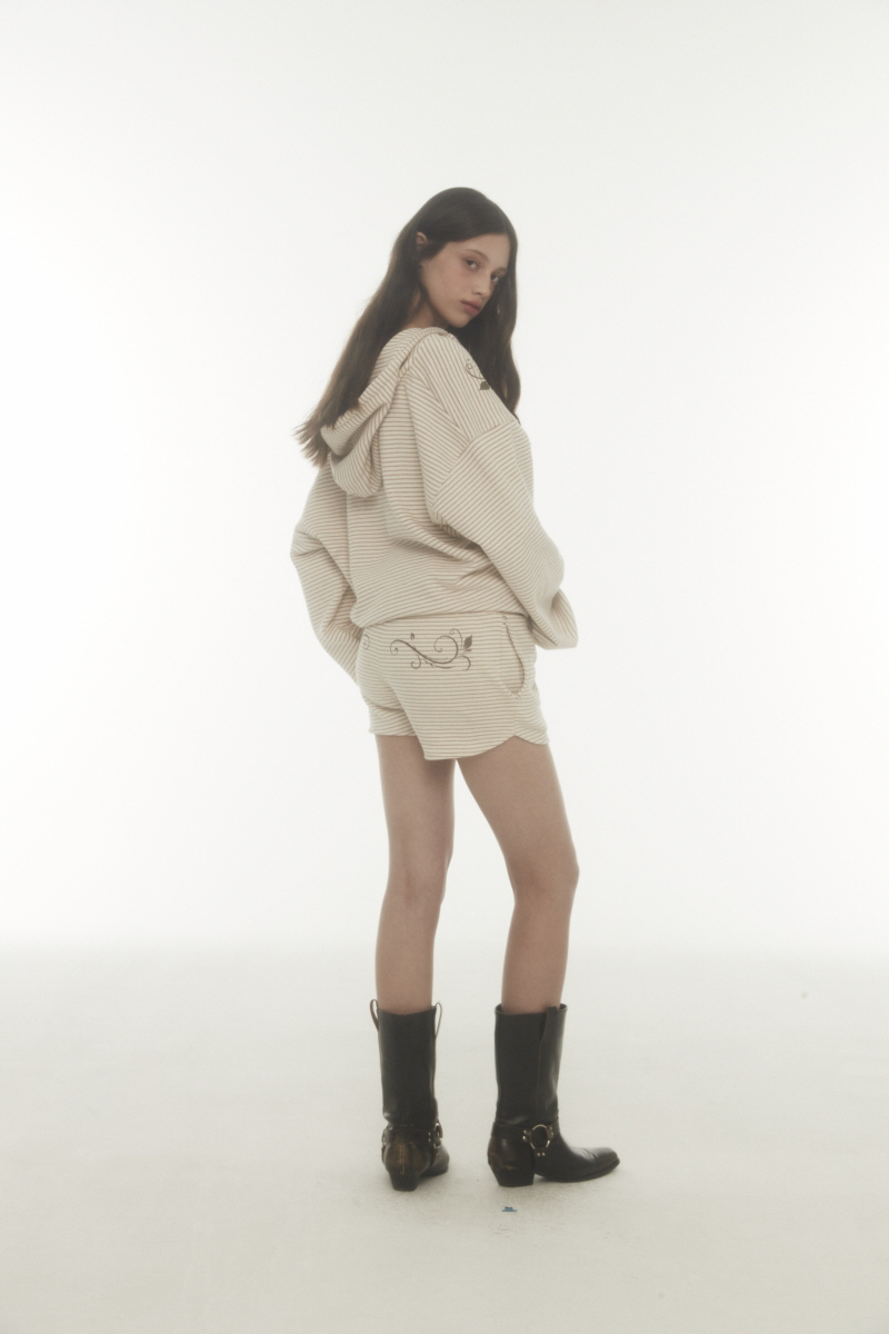 fl hood zip up (beige) 상세 이미지 2