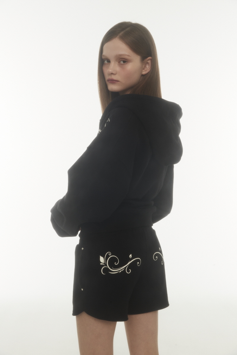 fl hood zip up (black) 상세 이미지 3
