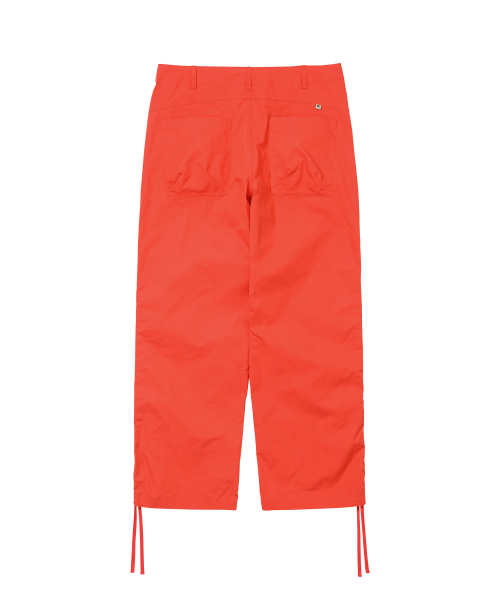Wide String Pants Red