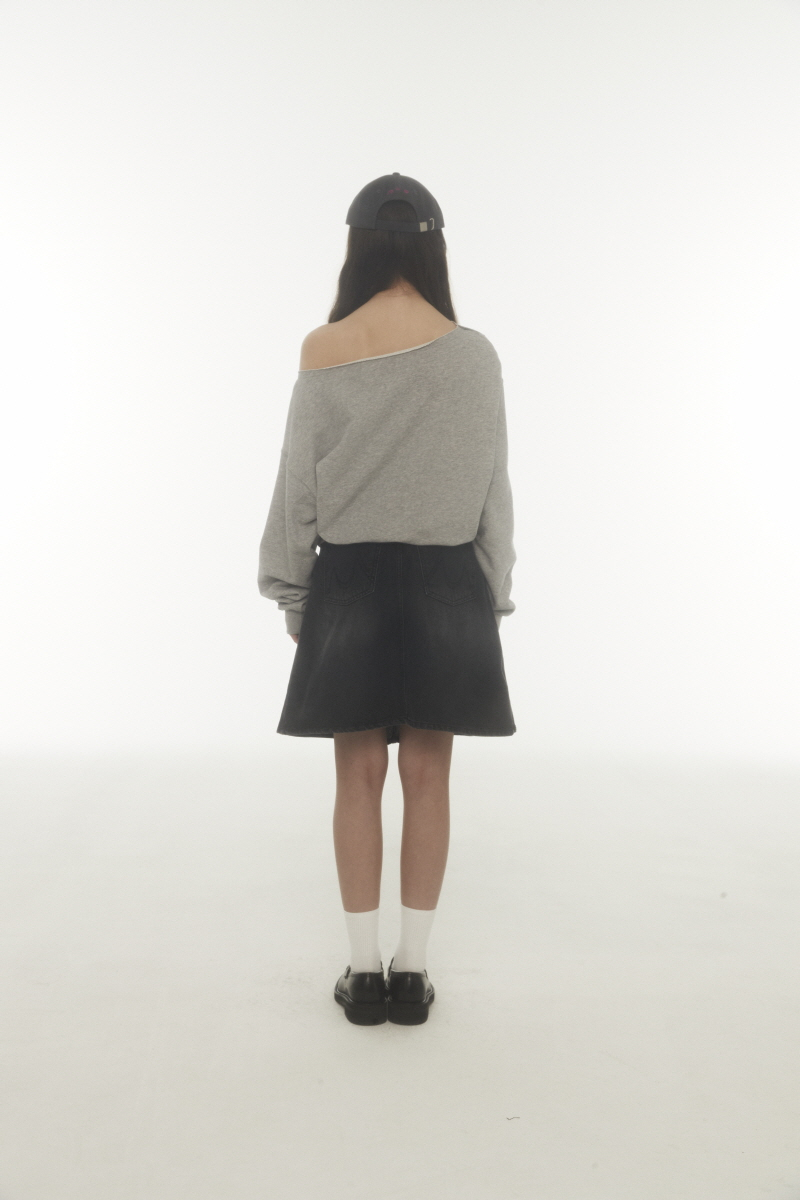 MUSINSA公式 | MIDNIGHT MOVE pleats skirt (black)