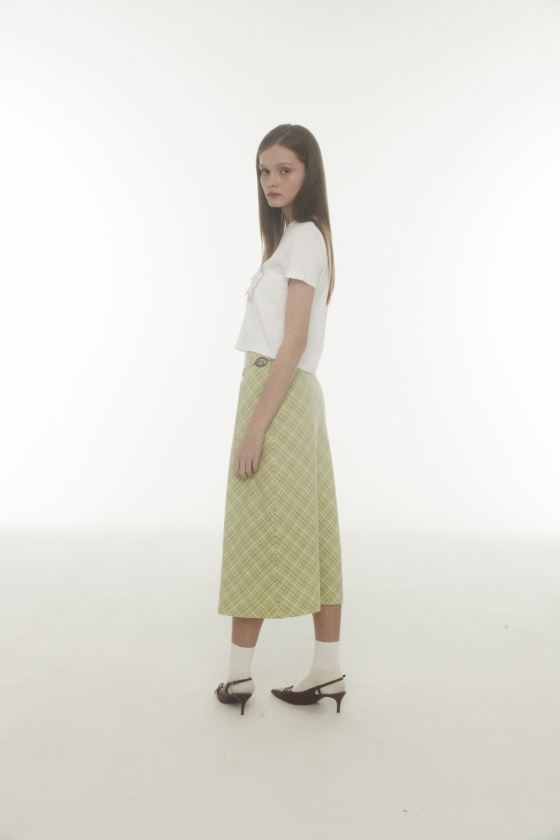 ★韓国人気★MIDNIGHT MOVE★sch long skirt MUSINSA公式 | MIDNIGHT MOVE sch long skirt (sky blue)
