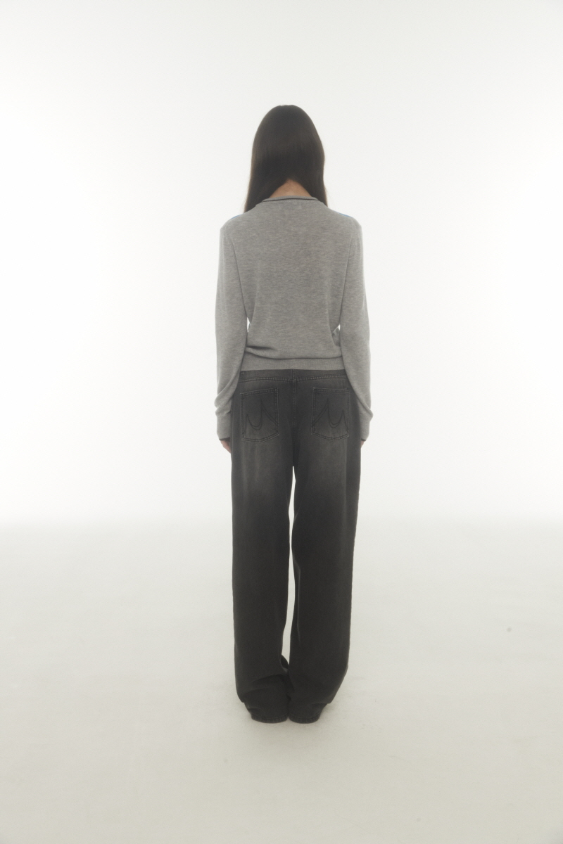 MUSINSA | MIDNIGHT MOVE cut sl pants (black)