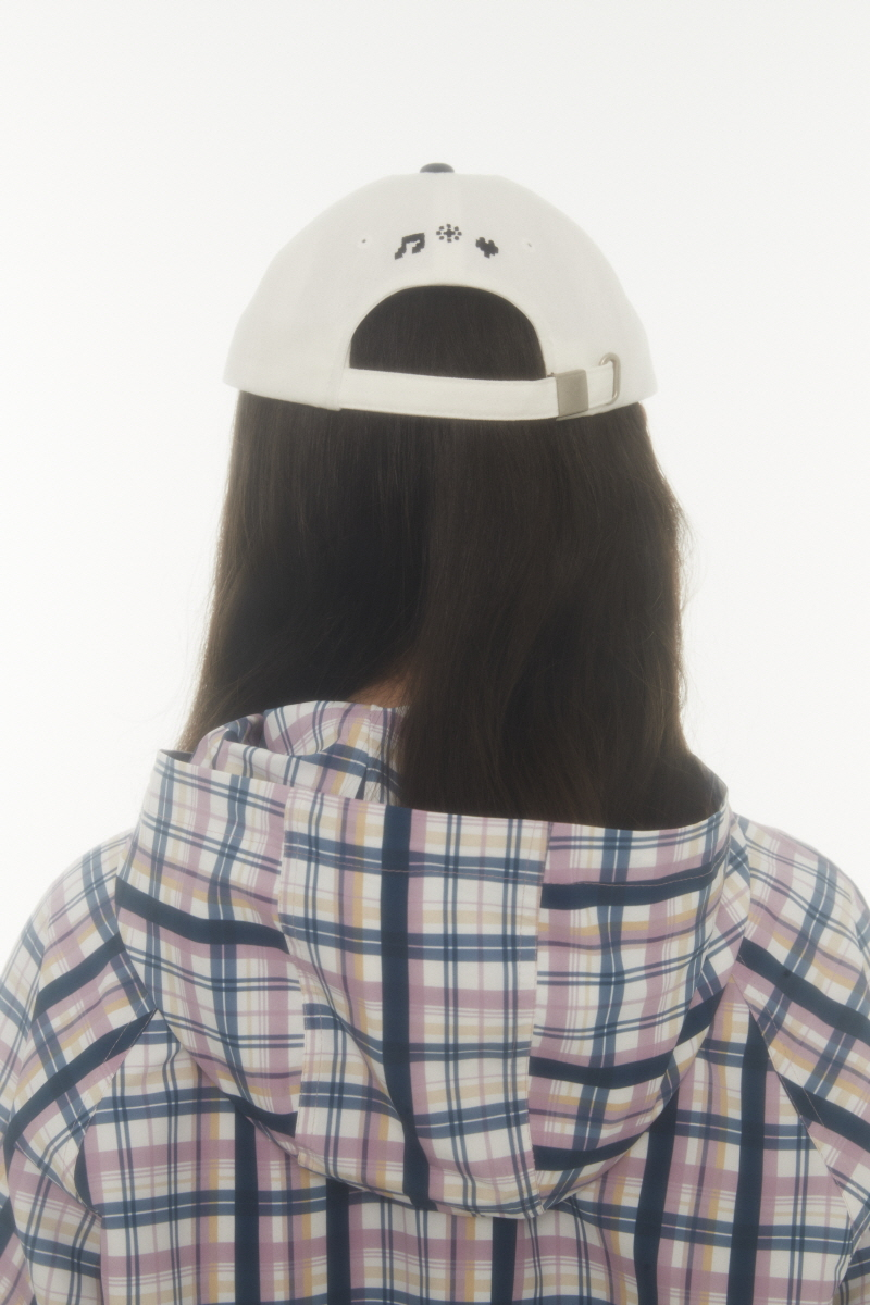 【MIDNIGHT MOVE】 pixel cap / 追跡付 미드나잇 무브(MIDNIGHT MOVE) pixel cap (ivory) - 사이즈
