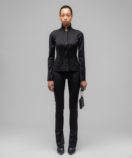 (W) Приталенный пиджак GATTACA TIGHT SUIT JACKET BLACK