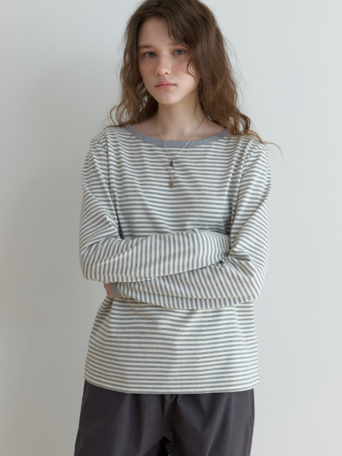 Cookie stripe t-shirt (серый)