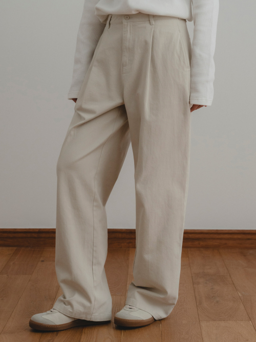 Slug хлопок pants (ecru)