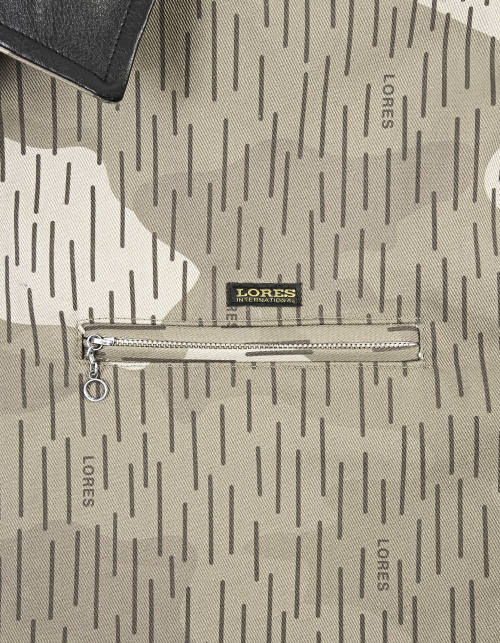 Хлопок zip work jacket - rain camo