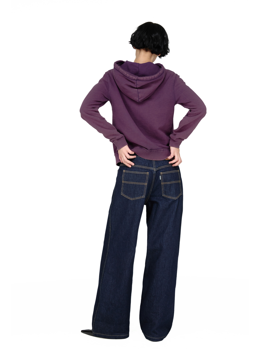 Washed Hoodie Zip-up, PURPLE 상세 이미지 13