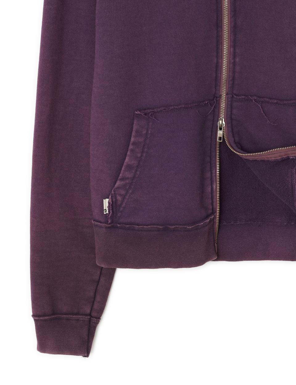 Washed Hoodie Zip-up, PURPLE 상세 이미지 18