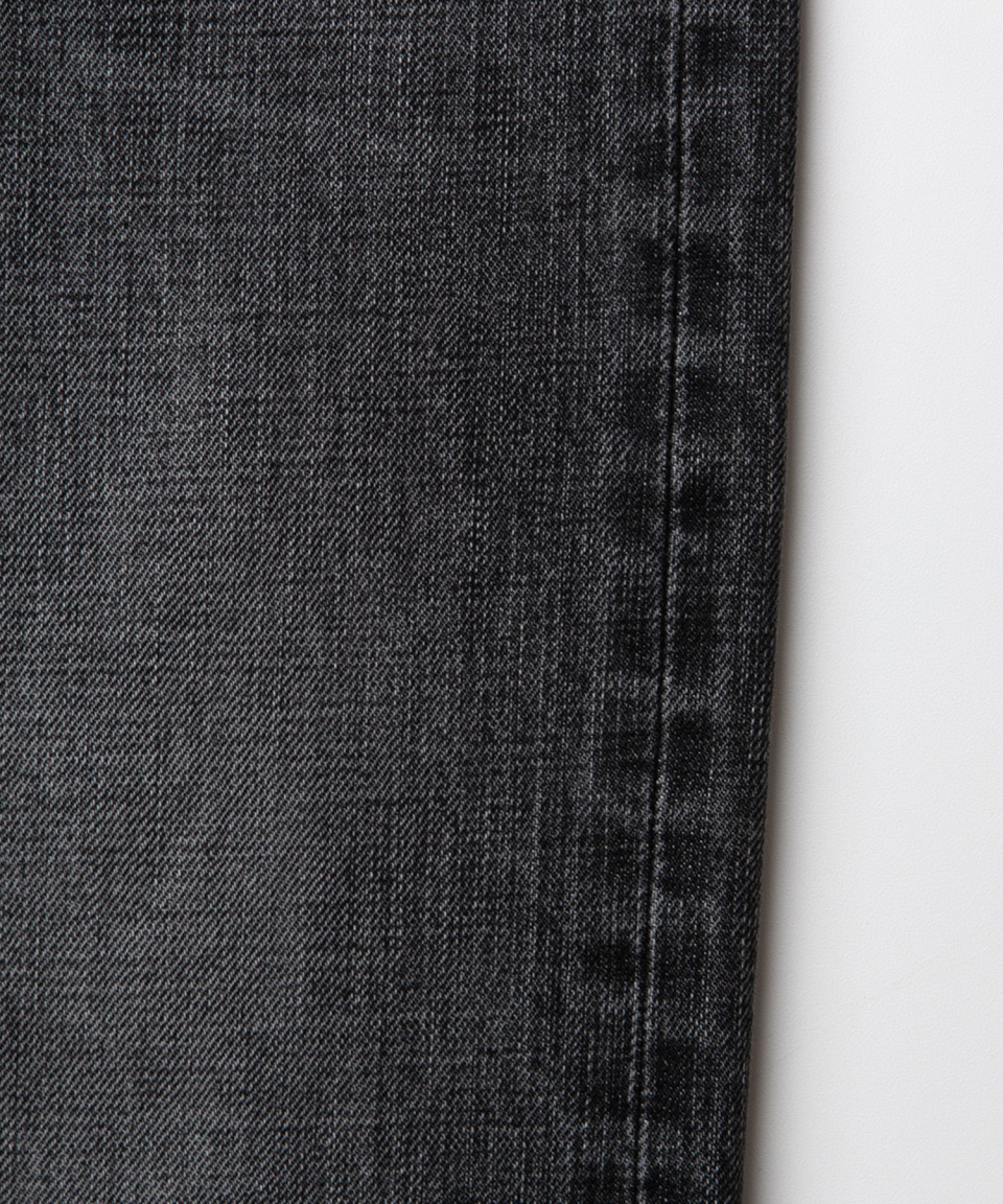 MUSINSA公式 | BEHEAVYER 312R SELVEDGE DENIM PANTS washed black