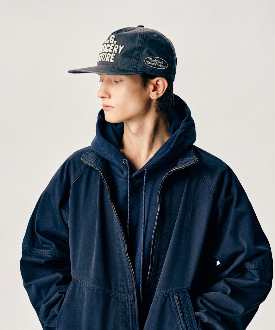 キャップ ESPIONAGE Grocery 5Panel Vintage Cap Olive 20250310-12 MUSINSA | ESPIONAGE Grocery 5Panel Vintage Cap Olive