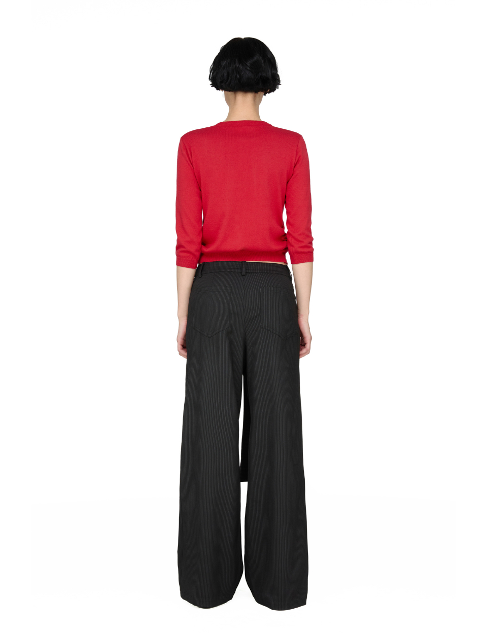 韓国商品/SUNBURN PROJECT Stripe Tie Pants MUSINSA | SUNBURN PROJECT Stripe Tie Pants, BLACK