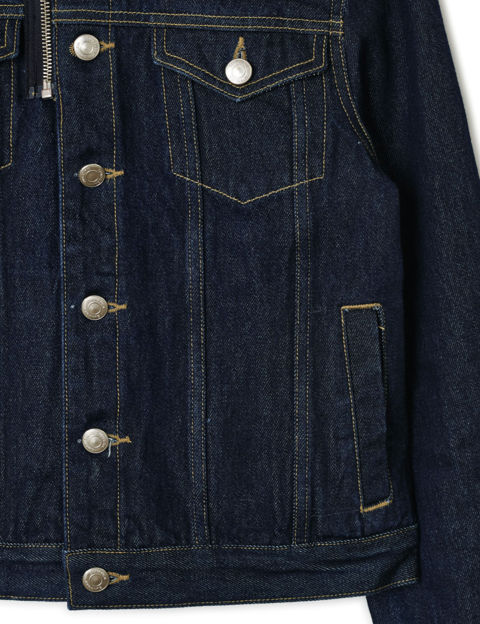 化粧下地 marinism MUSINSA | SUNBURN PROJECT Zip-up Denim Jacket, INDIGO