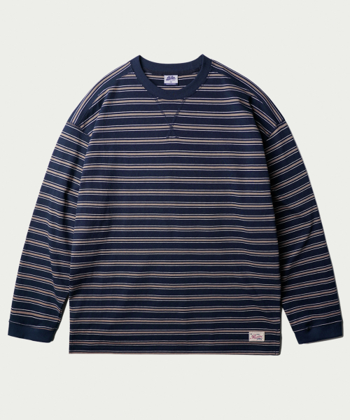 Roy полосатый лонгслив Dark Navy NSLT9192