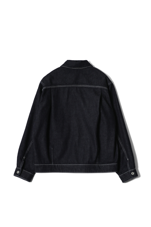 Liverty trucker denim jacket dark тёмно-синий