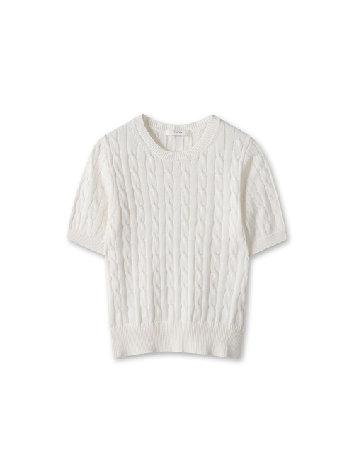 Женский хлопковый свитер Supima с косой вязкой MSF2ER2701