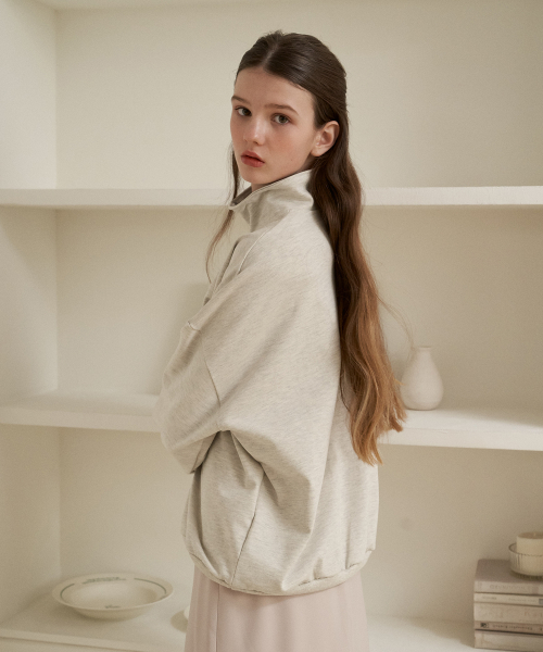 Flove poem half zip-up mantoman(mg)