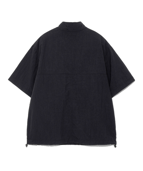 Нейлоновый анорак с коротким рукавом Black