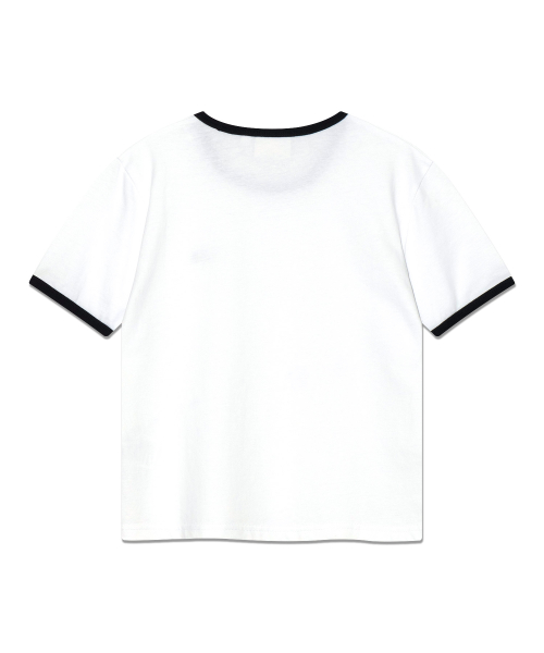 Small twitch ringer t-shirt белый