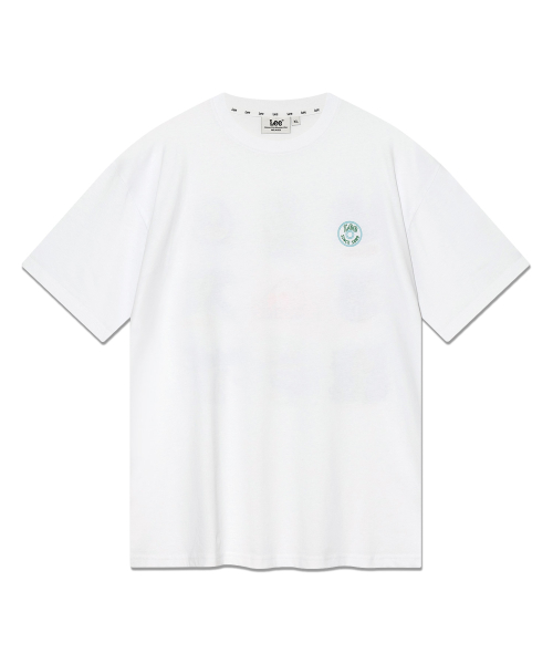 Футболка Lee с архивным принтом White