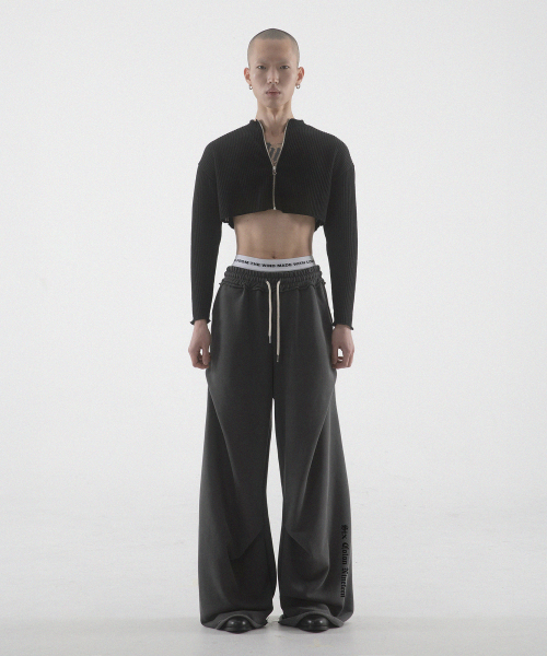 Six colon nineteen geometry pants - pigment чёрный