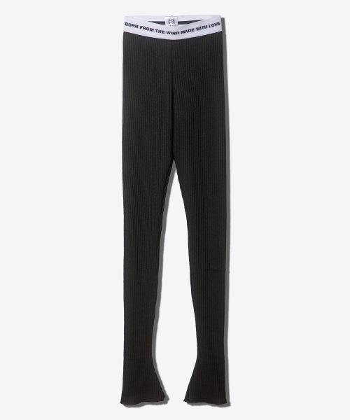 Mwl knit leggings - чёрный