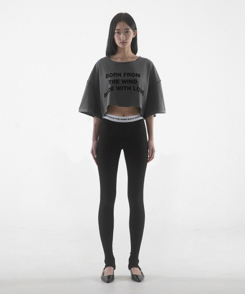 Mwl knit leggings - чёрный