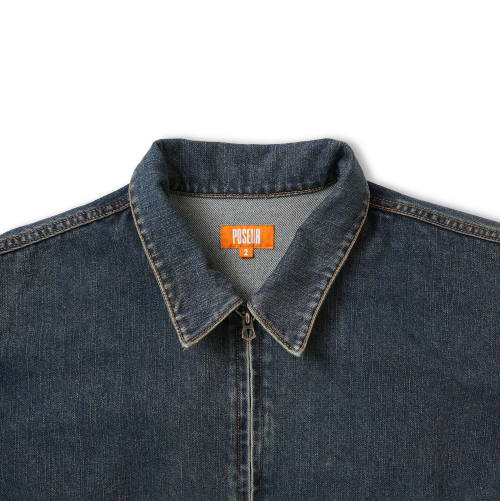 Horizon denim jacket / vintage washed