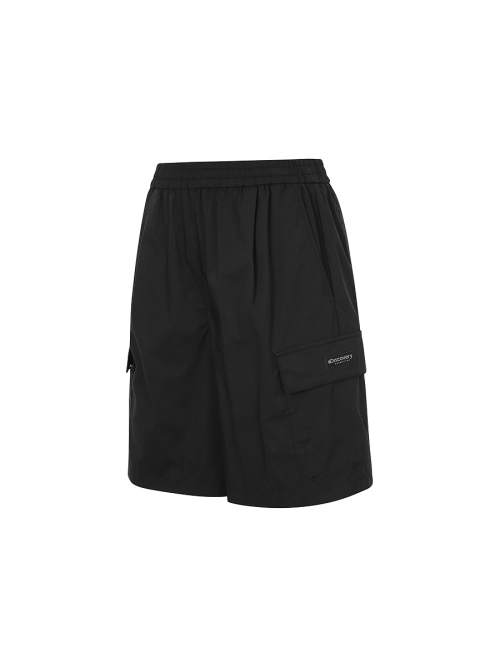 Freshvent Женские хлопковые бермуды-карго (BLACK)
