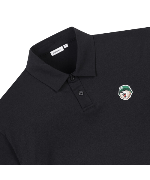 (uni) sorona printed back polo t-shirt_g4tam25395bkx