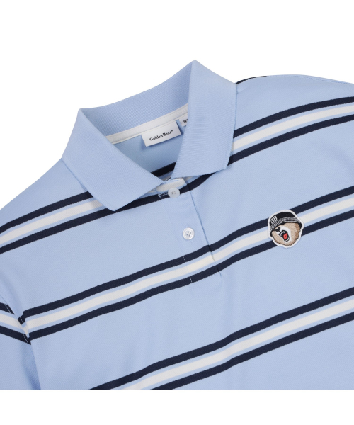 (women) stripe polo short-sleeve t-shirt_g5tam25325bux