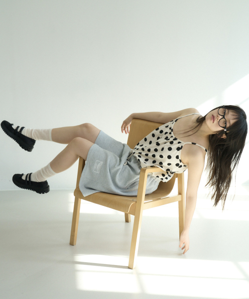 Polka Top (Ivory)