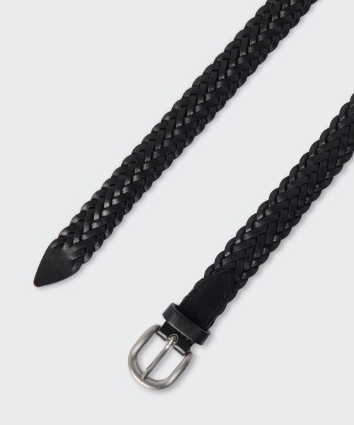 Womens Leather Weaving Slim Belt_20mm thumbnail 9