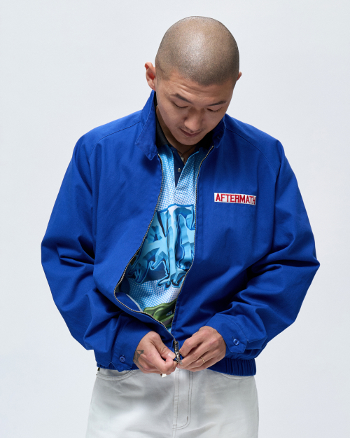 Logo harrington jacket (синий)