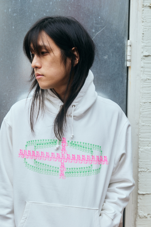 Dead cat hoodie (off белый)