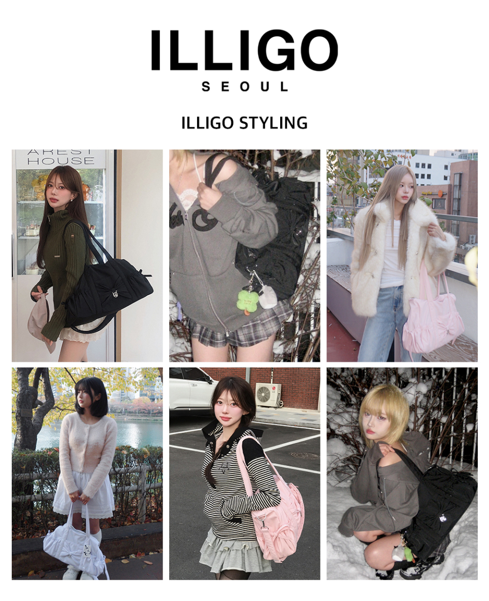 ◇ILLIGO◇ Bow Forty Mini Duffle Bag Ivory MUSINSA | ILLIGO Bow Forty Mini Duffle Bag Ivory