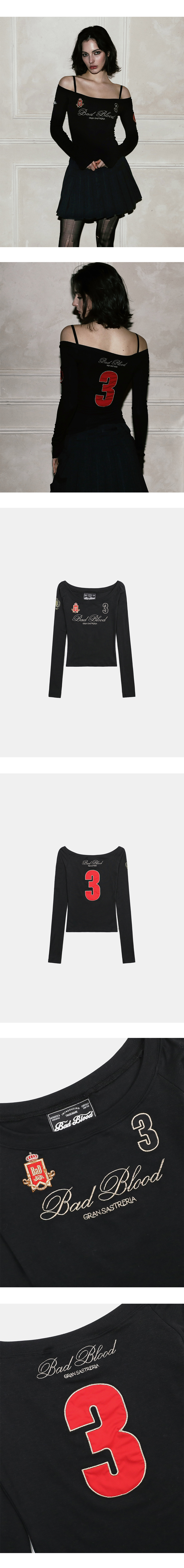 [BADBLOOD]◆韓国大人気◆ Classic Off Shoulder Top Black MUSINSA | BADBLOOD Royal Classic Off Shoulder Top - Black